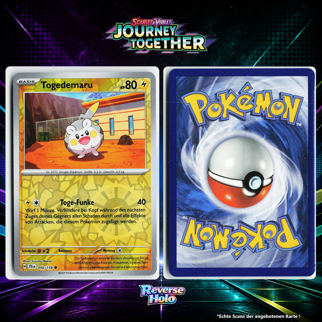 Togedemaru Reverse Holo Energy-Pattern JTG 50/159