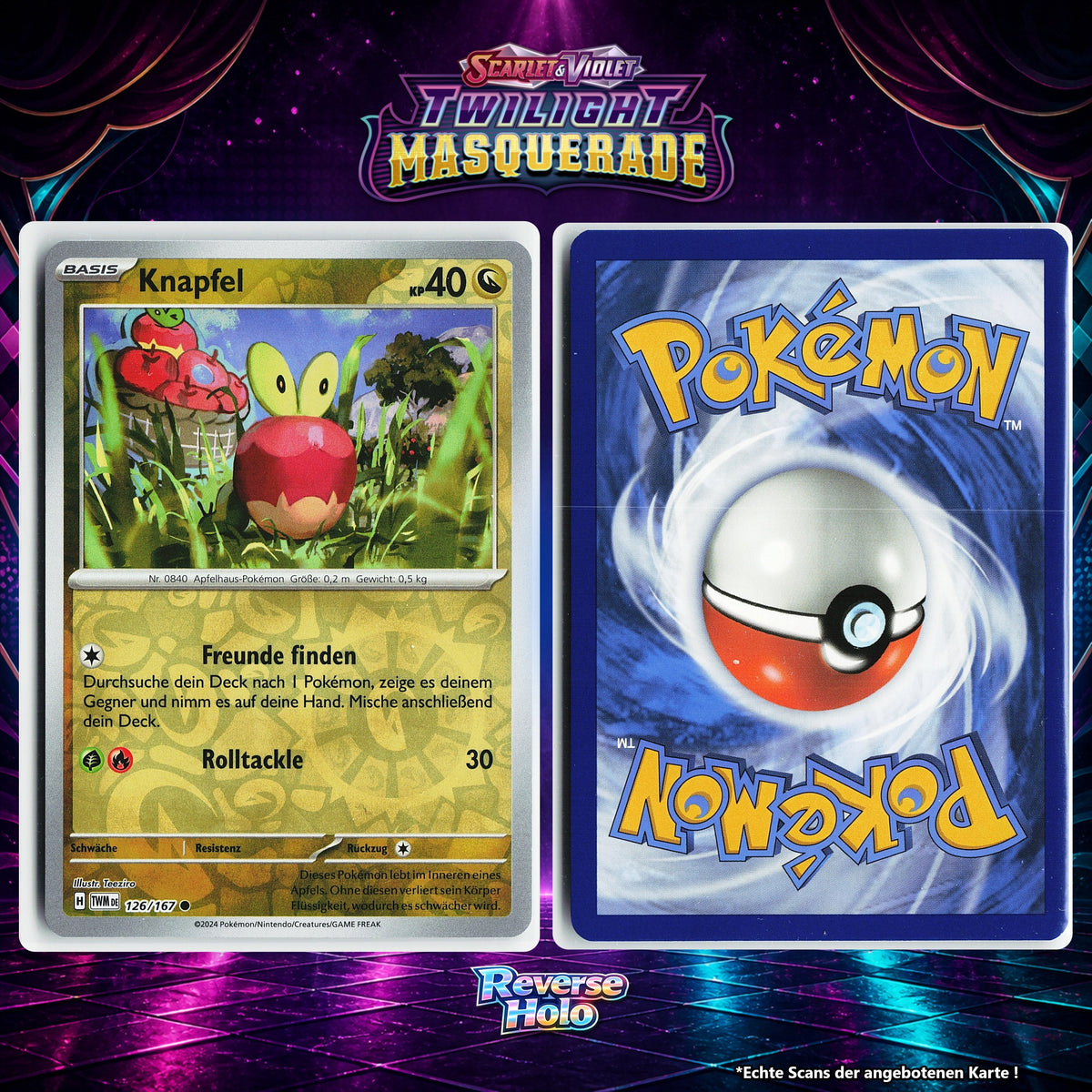 Knapfel Reverse Holo Energy-Pattern TWM 126/167