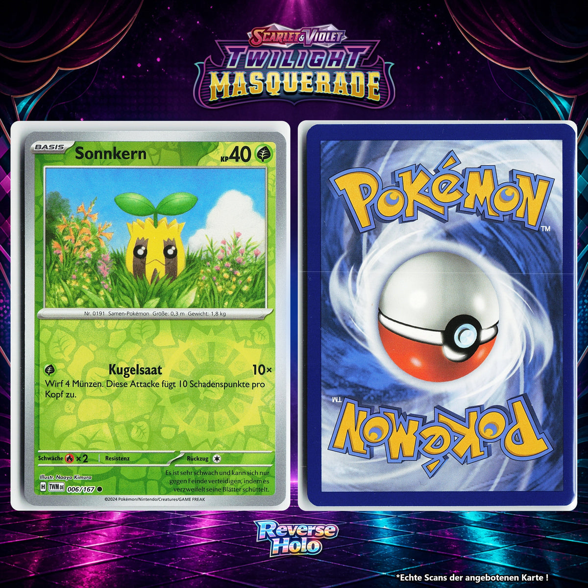 Sonnkern Reverse Holo Energy-Pattern TWM 6/167