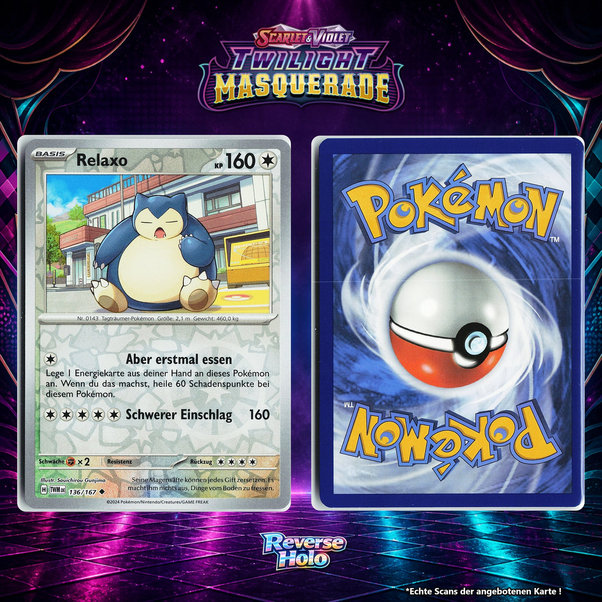 Relaxo Reverse Holo Energy-Pattern TWM 136/167