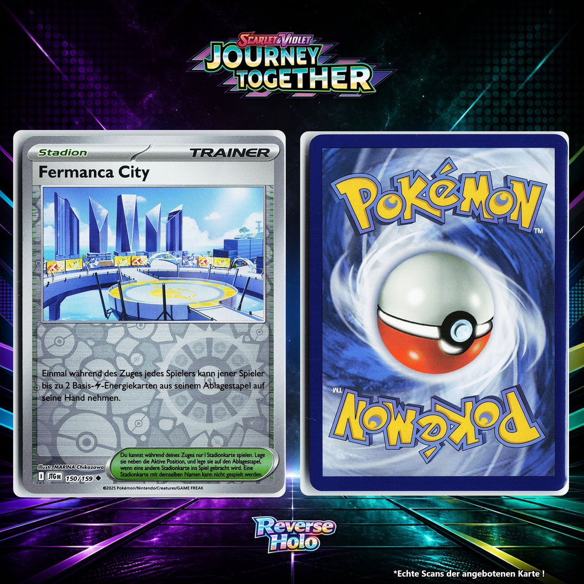 Fermanca City Reverse Holo Energy-Pattern JTG 150/159
