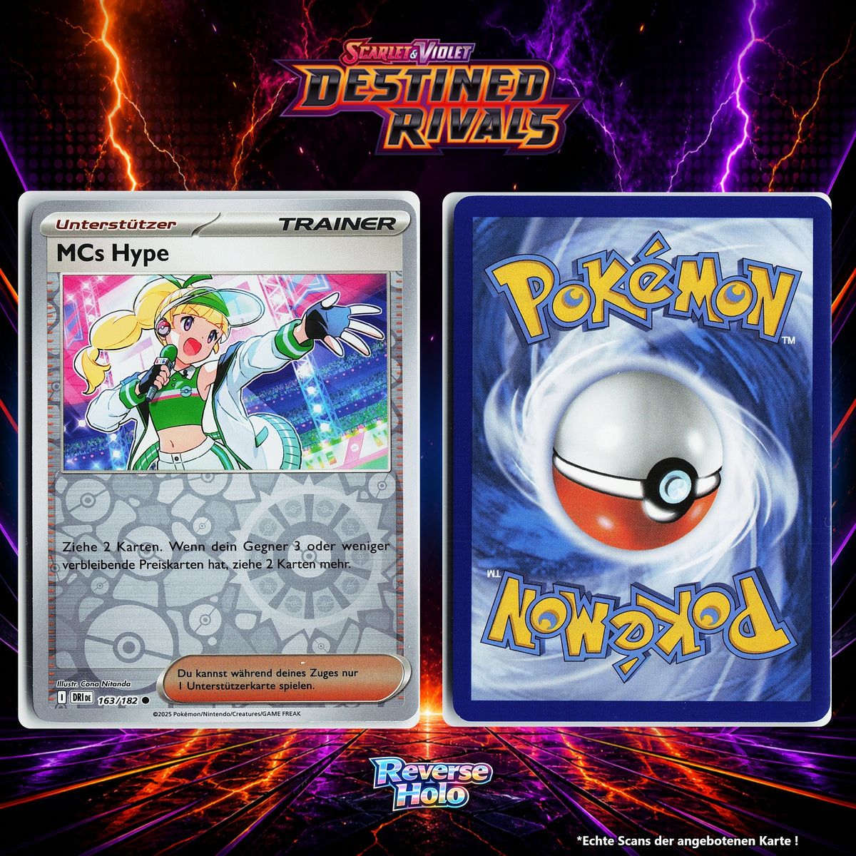MCs Hype Reverse Holo Energy-Pattern DRI 163/182