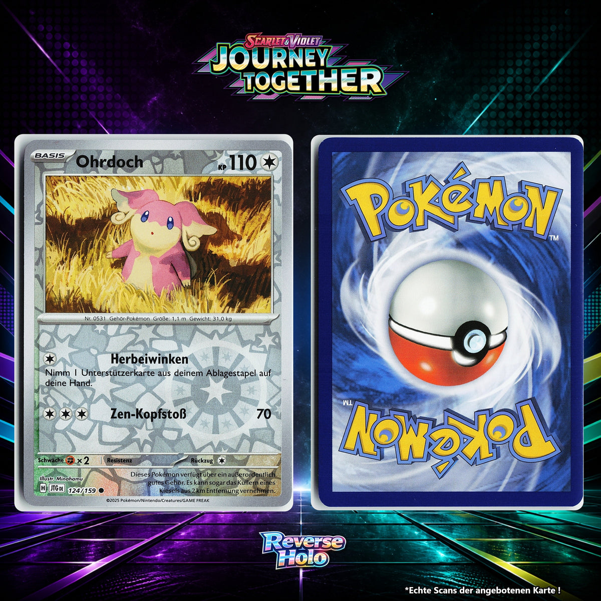 Ohrdoch Reverse Holo Energy-Pattern JTG 124/159