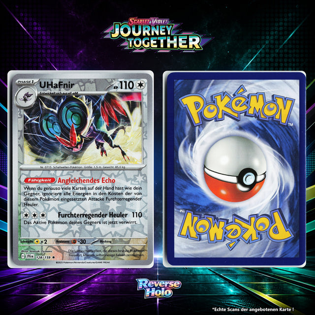 UHaFnir Reverse Holo Energy-Pattern JTG 128/159