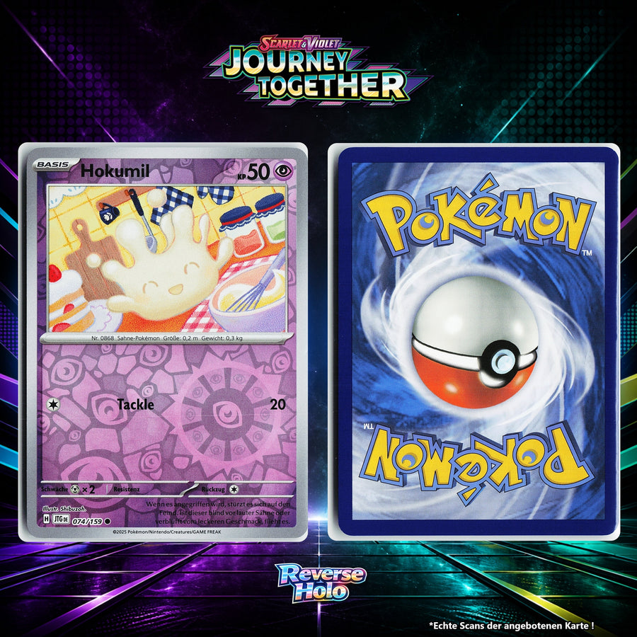 Hokumil Reverse Holo Energy-Pattern JTG 74/159
