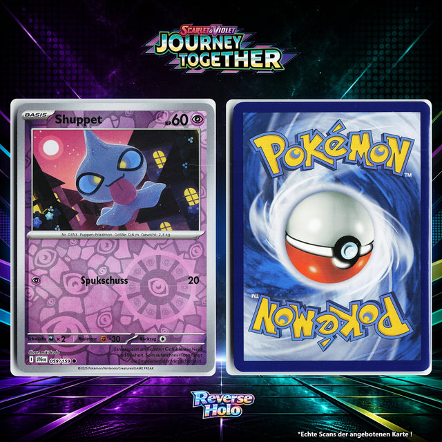 Shuppet Reverse Holo Energy-Pattern JTG 59/159