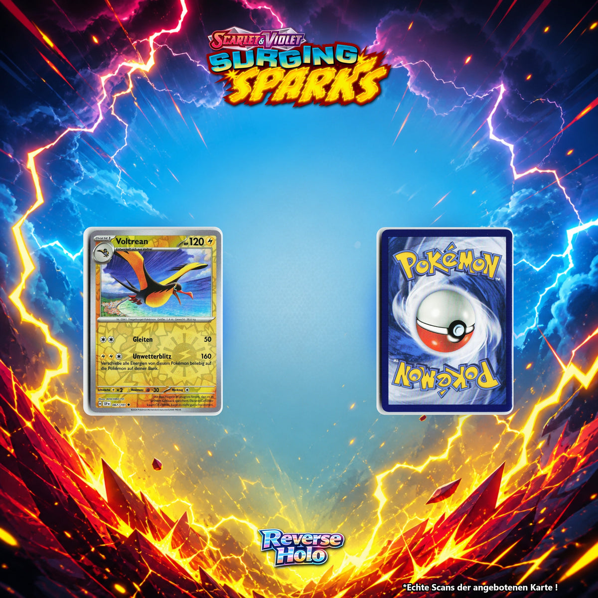 Voltrean Reverse Holo Energy-Pattern SSP 67/191