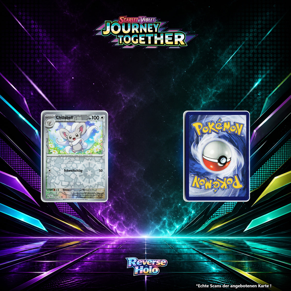 Chillabell Reverse Holo Energy-Pattern JTG 126/159
