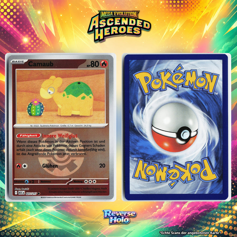 Camaub Reverse Holo Pokeball ASC 27/217