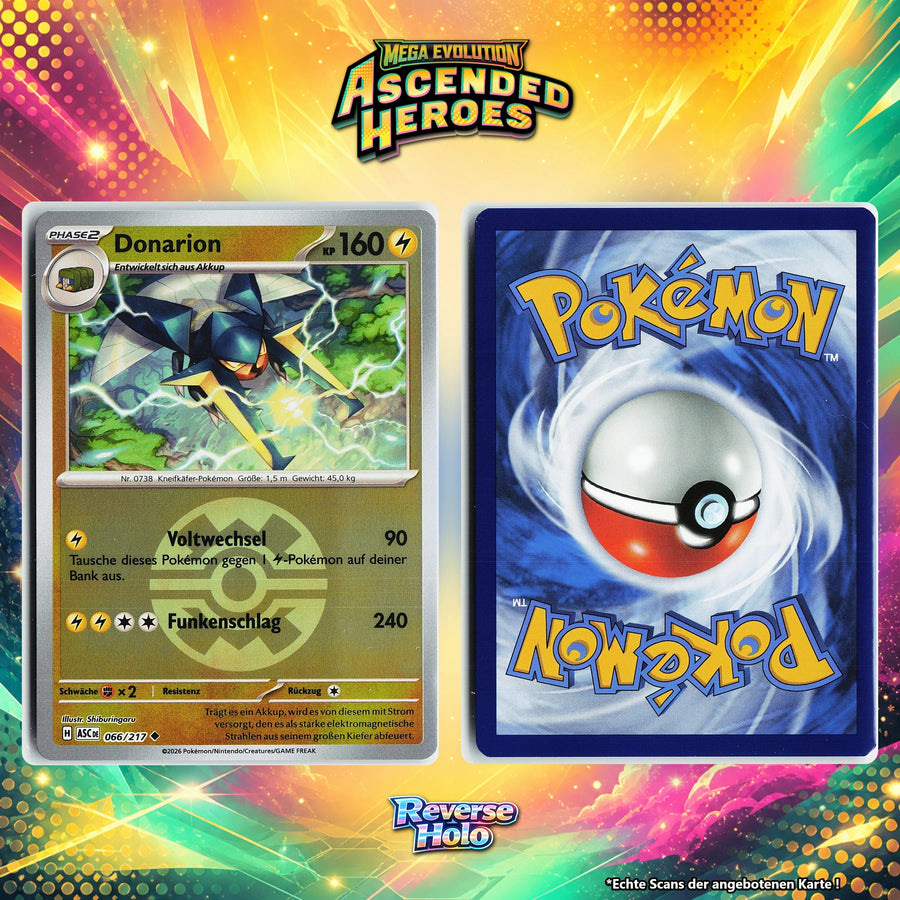 Donarion Reverse Holo Pokeball ASC 66/217