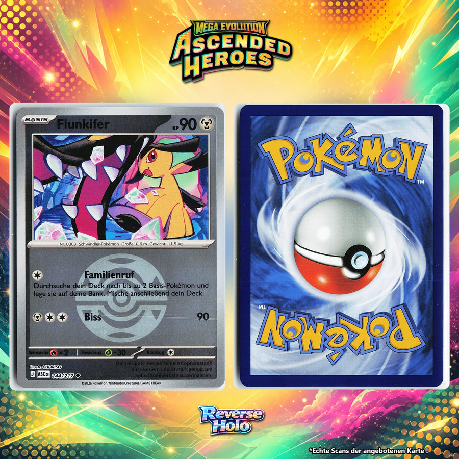Flunkifer Reverse Holo Pokeball ASC 144/217