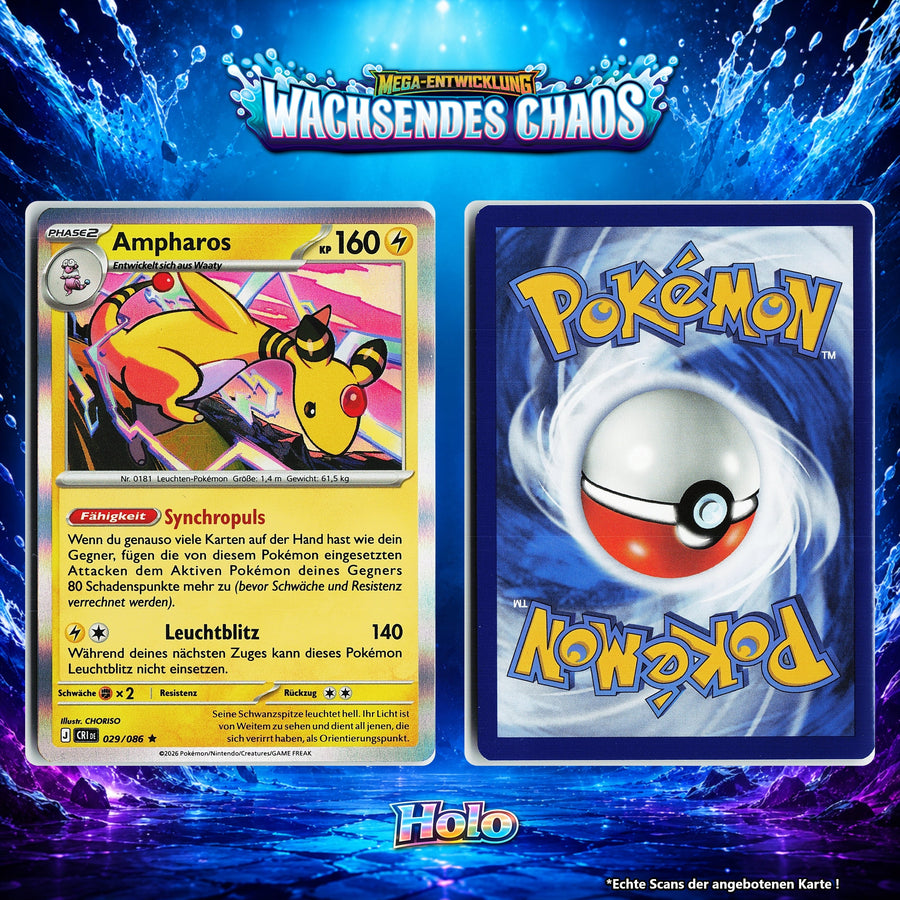Ampharos Holo CRI 29/86