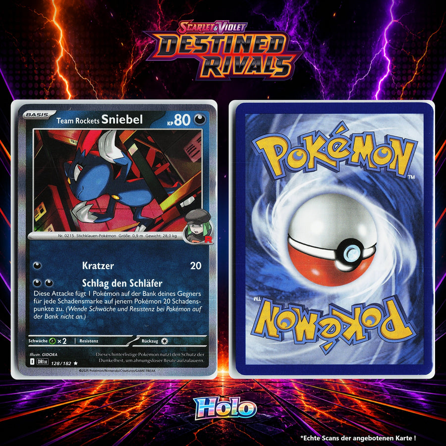 Team Rockets Sniebel Holo DRI 128/182