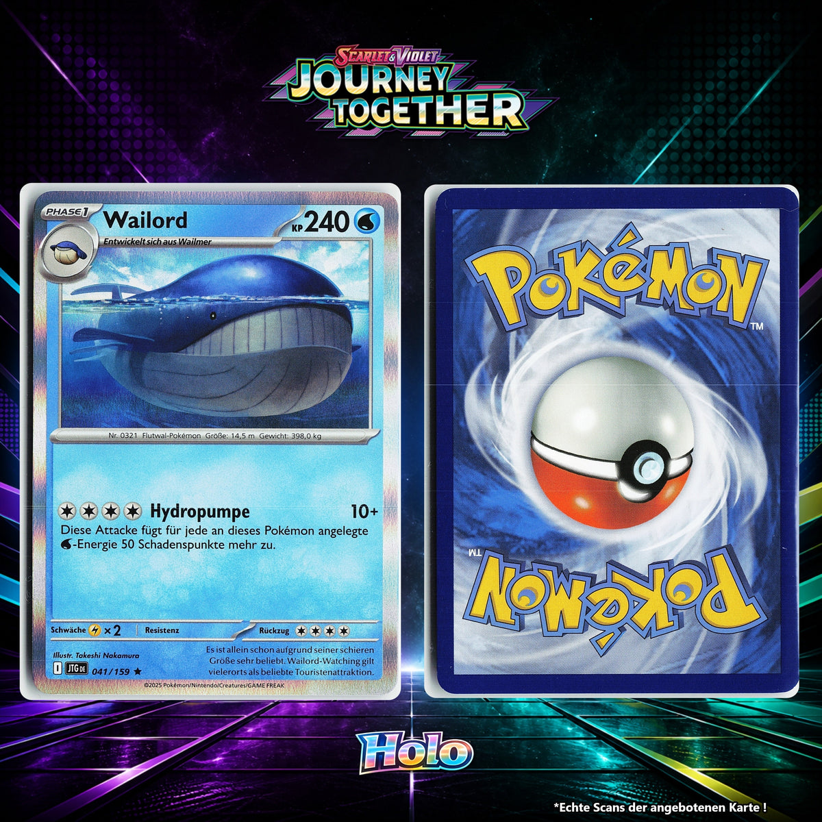 Wailord Holo JTG 41/159