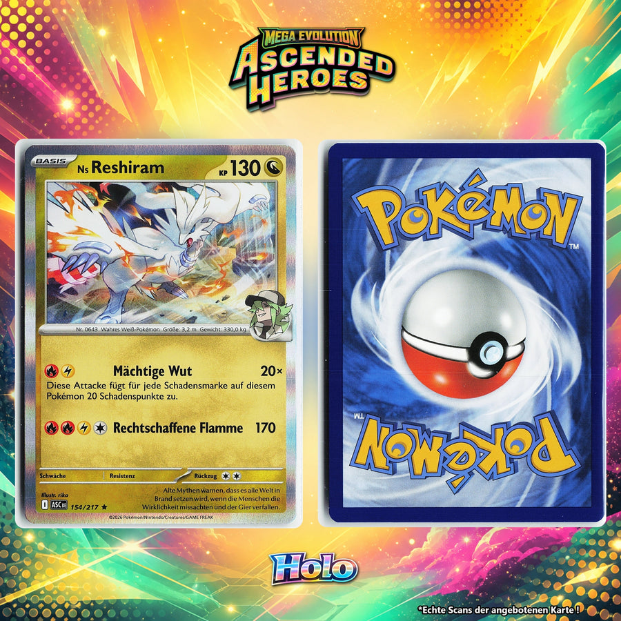 Ns Reshiram Holo ASC 154/217