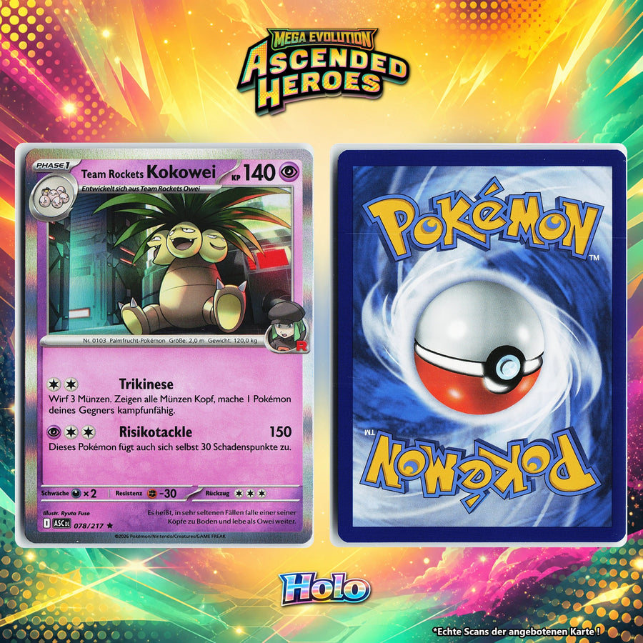 Team Rockets Kokowei Holo ASC 78/217