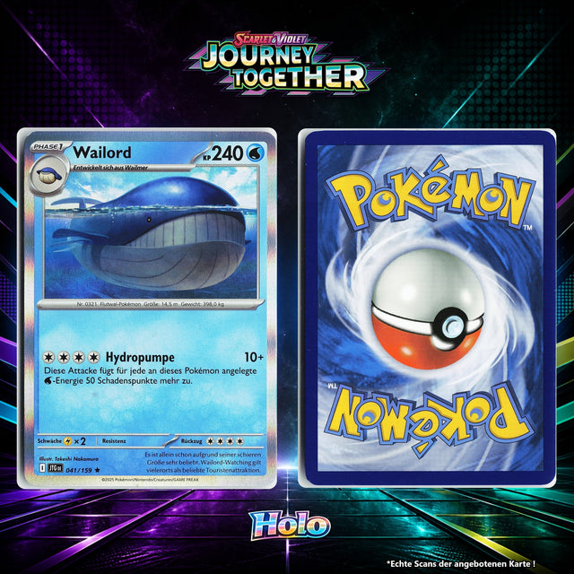 Wailord Holo JTG 41/159