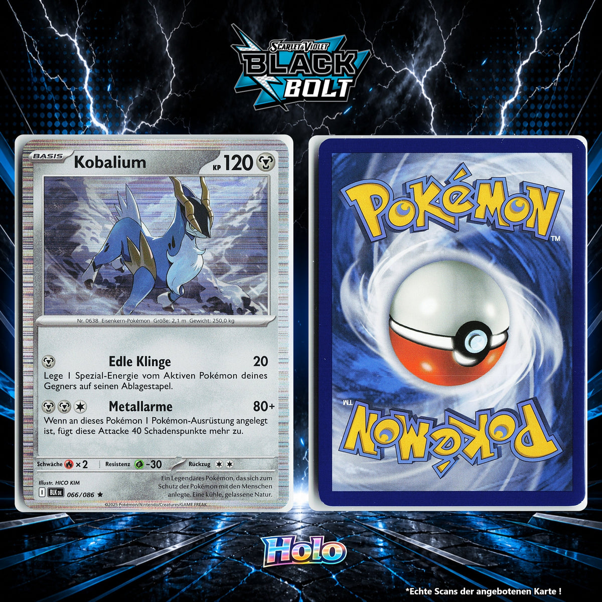 Kobalium Holo BLK 66/86