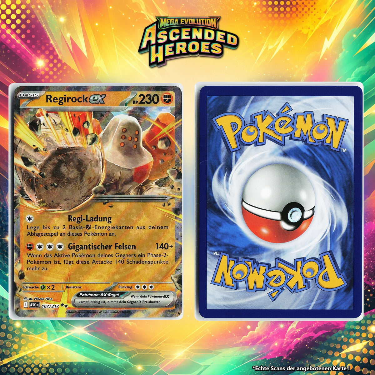 Regirock ex Normal ASC 107/217