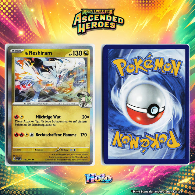 Ns Reshiram Holo ASC 154/217