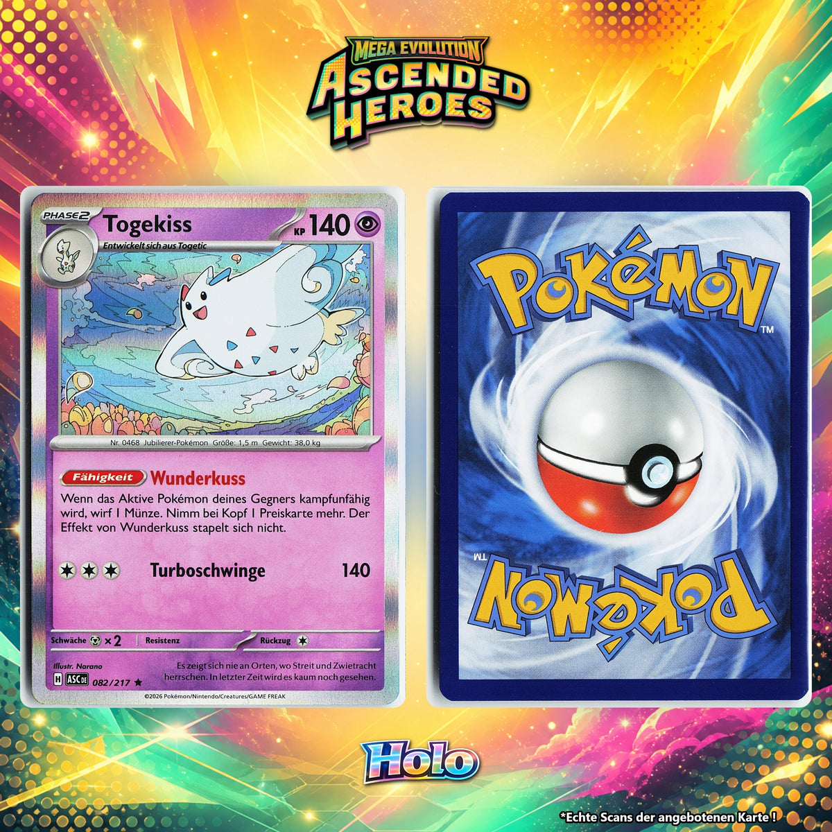 Togekiss Holo ASC 82/217