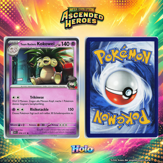 Team Rockets Kokowei Holo ASC 78/217