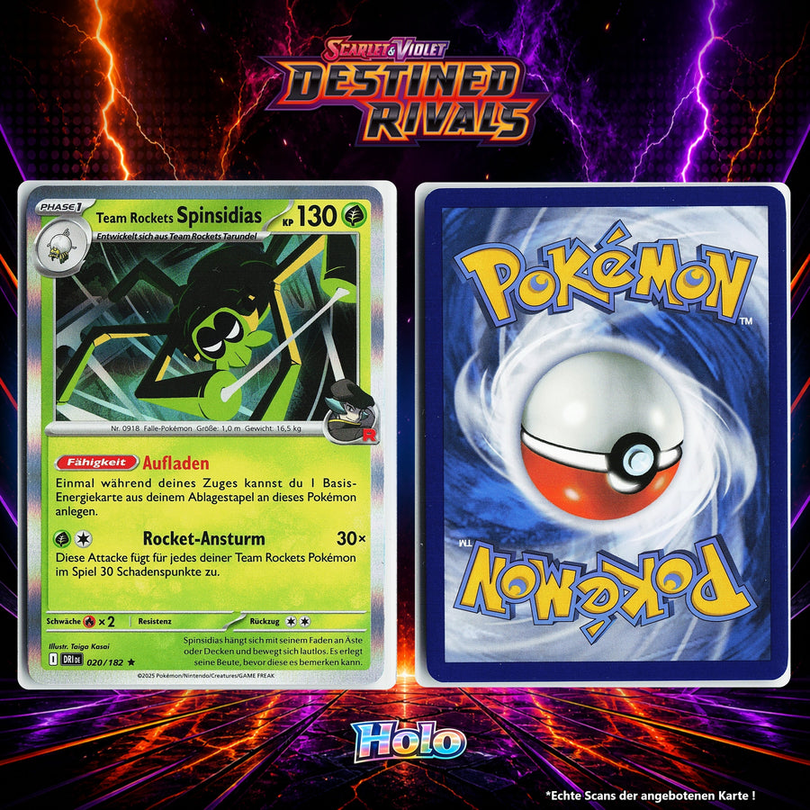 Team Rockets Spinsidias Holo DRI 20/182