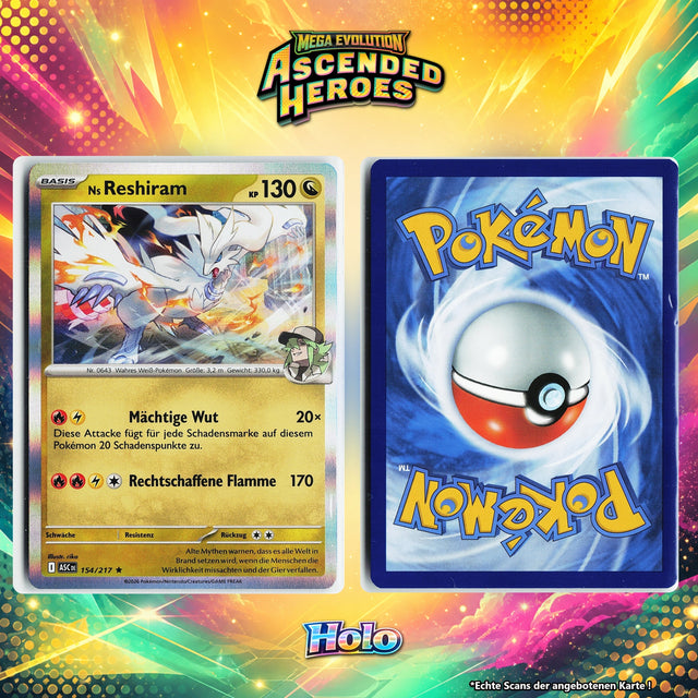 Ns Reshiram Holo ASC 154/217