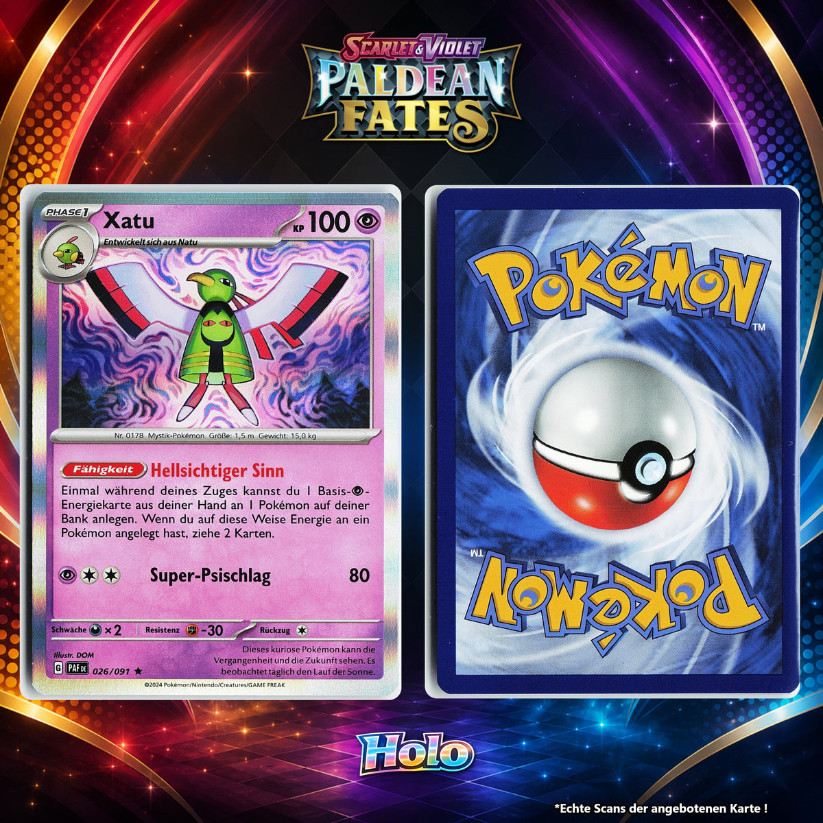 Xatu Holo PAF 26/91