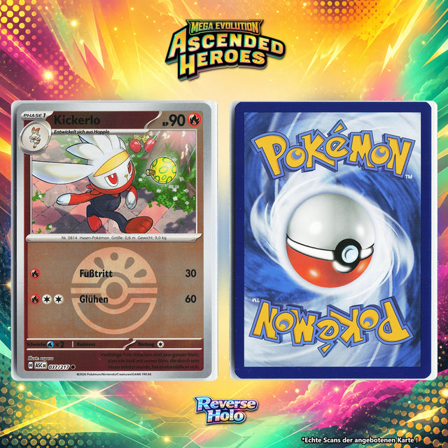Kickerlo Reverse Holo Pokeball ASC 37/217