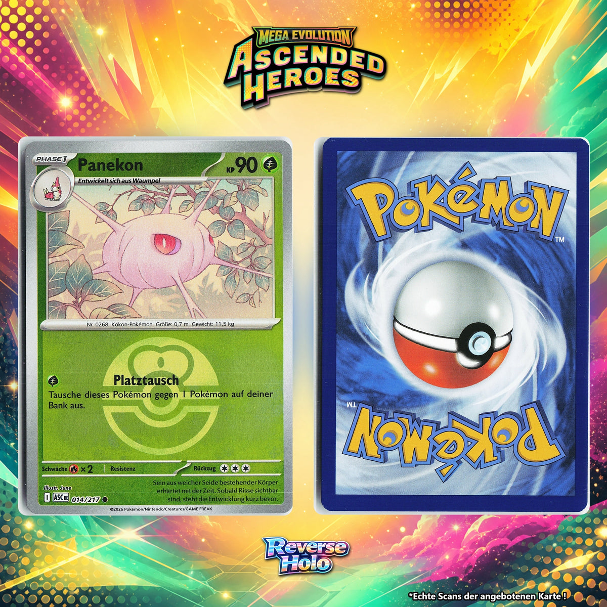 Panekon Reverse Holo Pokeball ASC 14/217