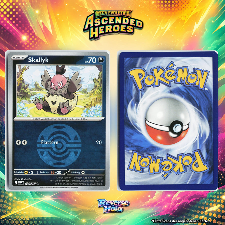 Skallyk Reverse Holo Pokeball ASC 138/217