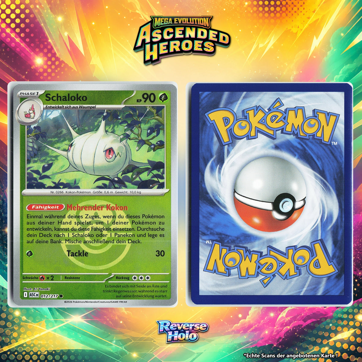 Schaloko Reverse Holo Pokeball ASC 12/217