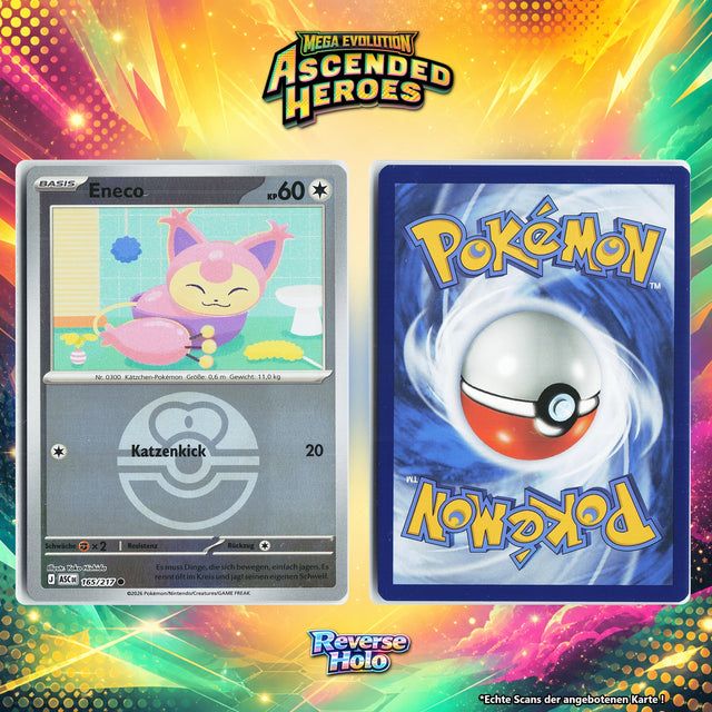 Eneco Reverse Holo Pokeball ASC 165/217