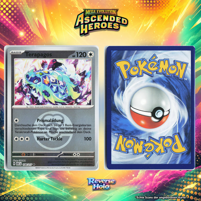 Terapagos Reverse Holo Pokeball ASC 178/217