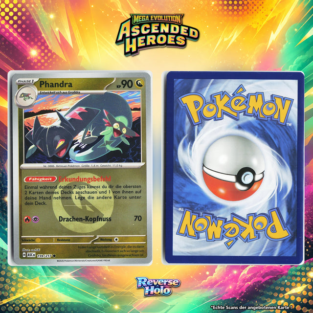 Phandra Reverse Holo Pokeball ASC 159/217