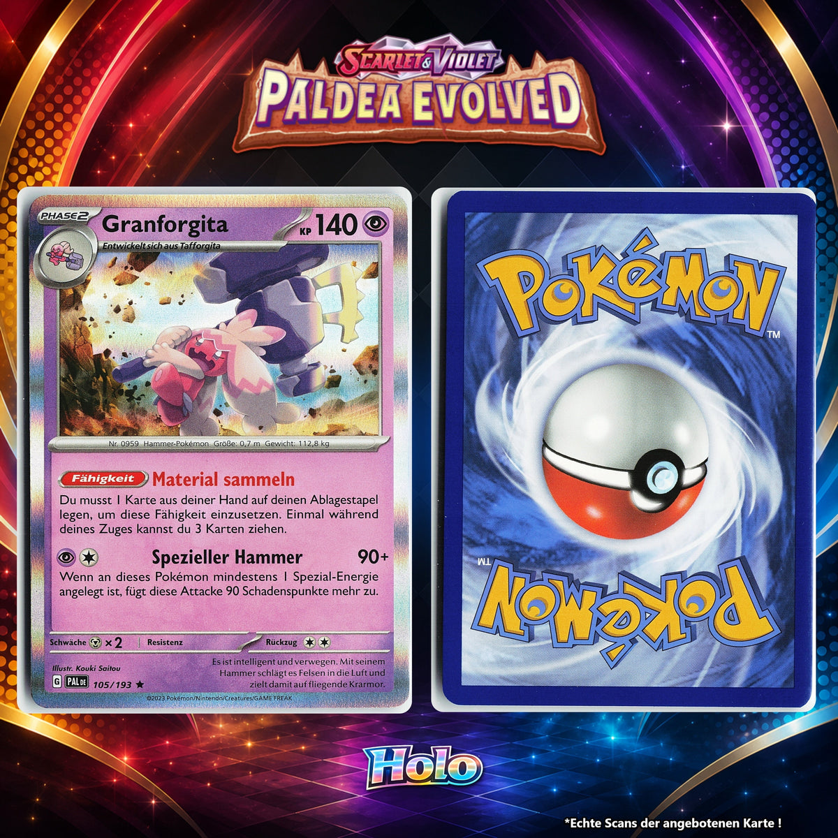 Granforgita Holo PAL 105/193