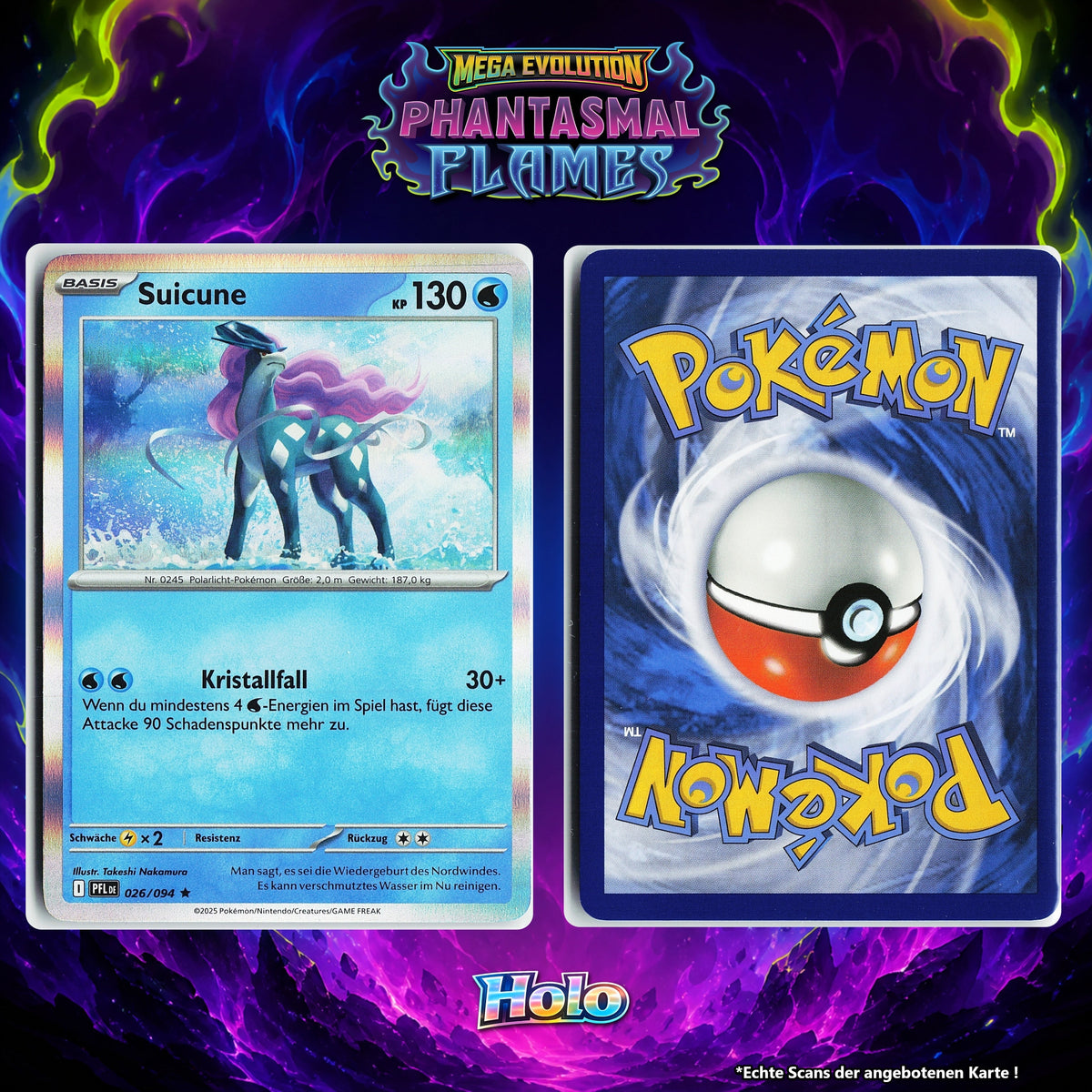 Suicune Holo PFL 26/94