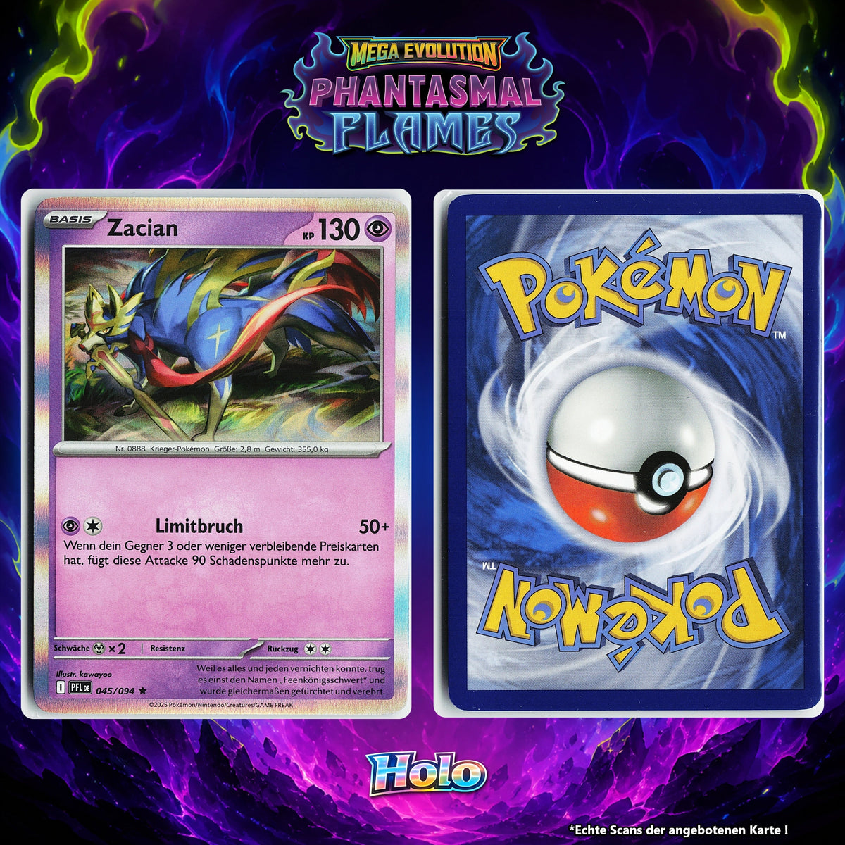 Zacian Holo PFL 45/94