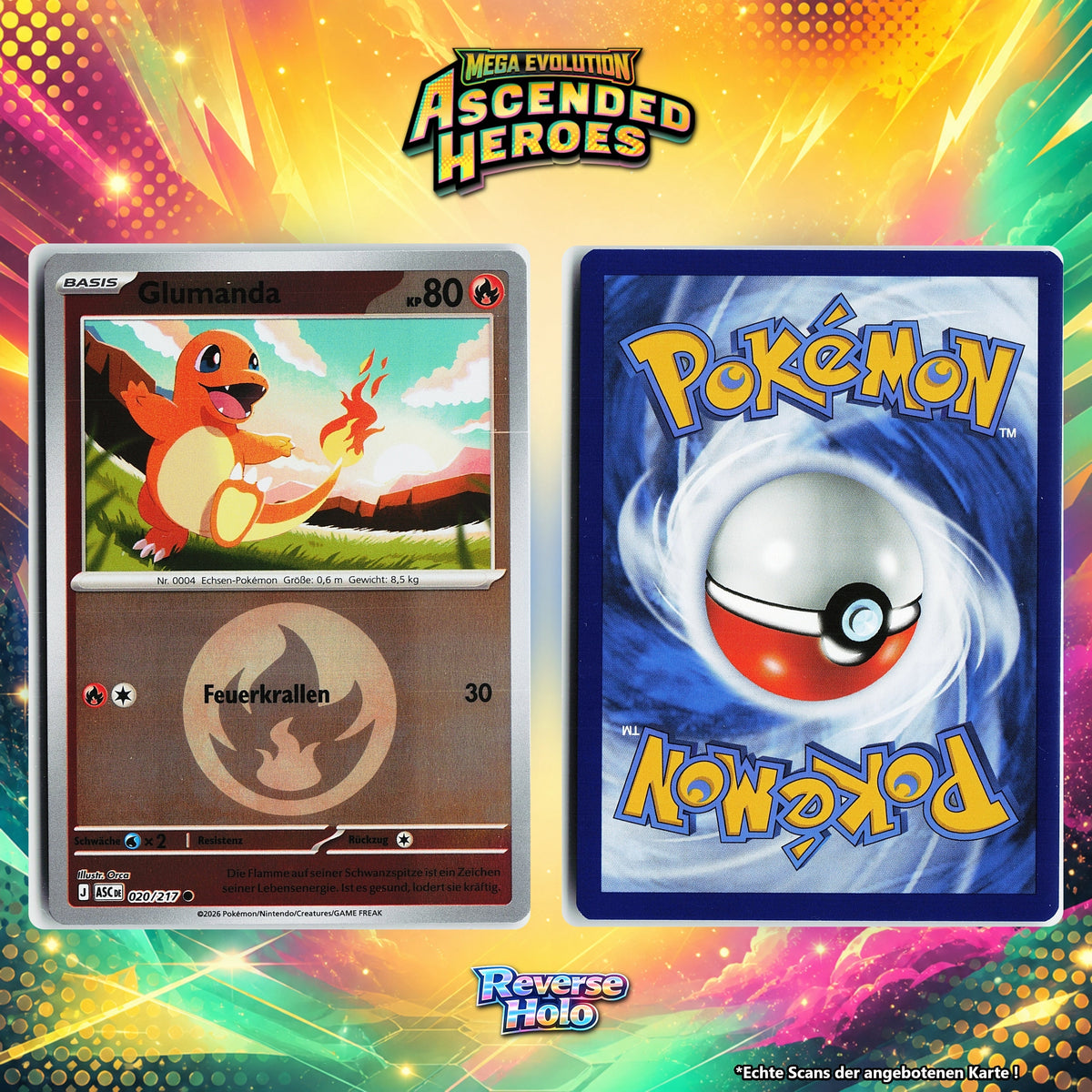 Glumanda Reverse Holo Energy-Pattern ASC 20/217