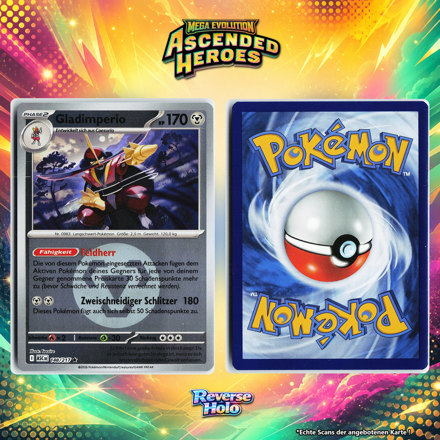 Gladimperio Reverse Holo Energy-Pattern ASC 148/217