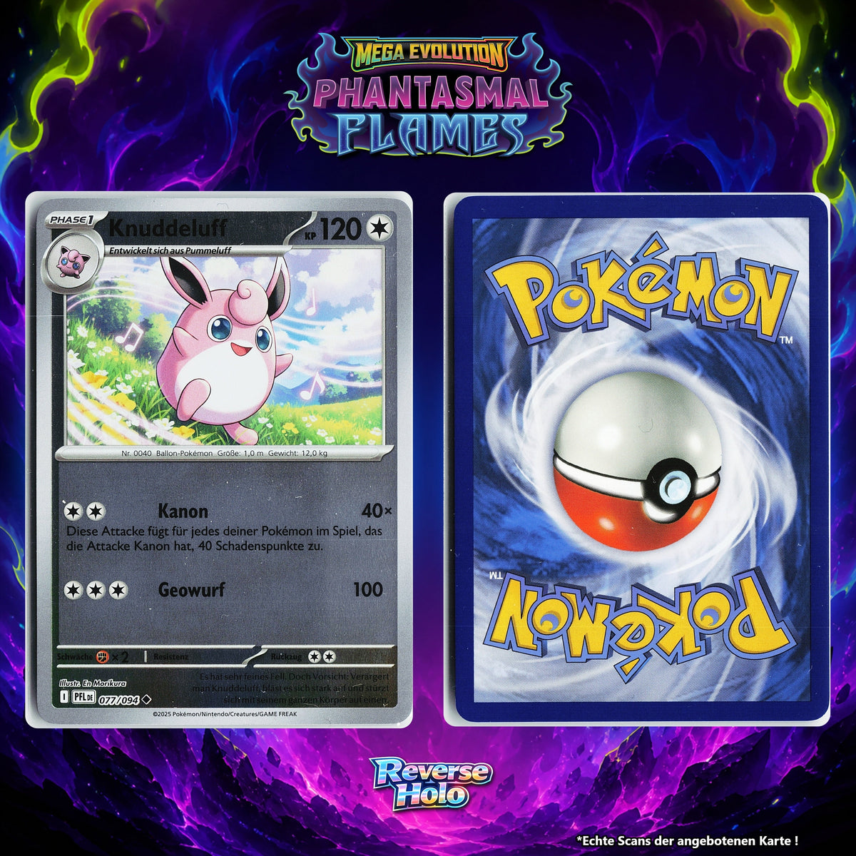 Knuddeluff Reverse Holo PFL 77/94