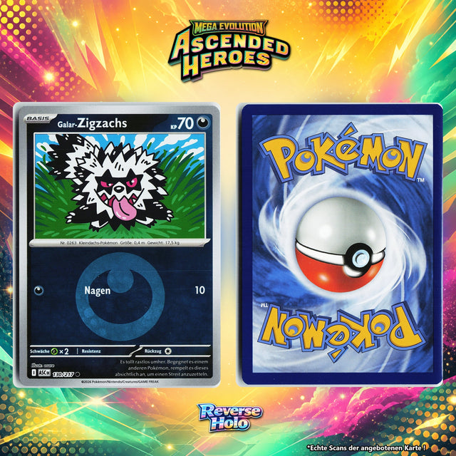 Galar Zigzachs Reverse Holo Energy-Pattern ASC 130/217