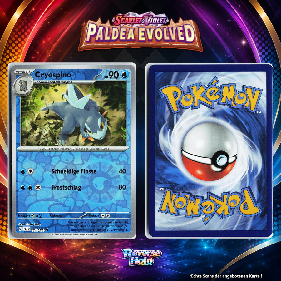 Cryospino Reverse Holo Energy-Pattern PAL 59/193