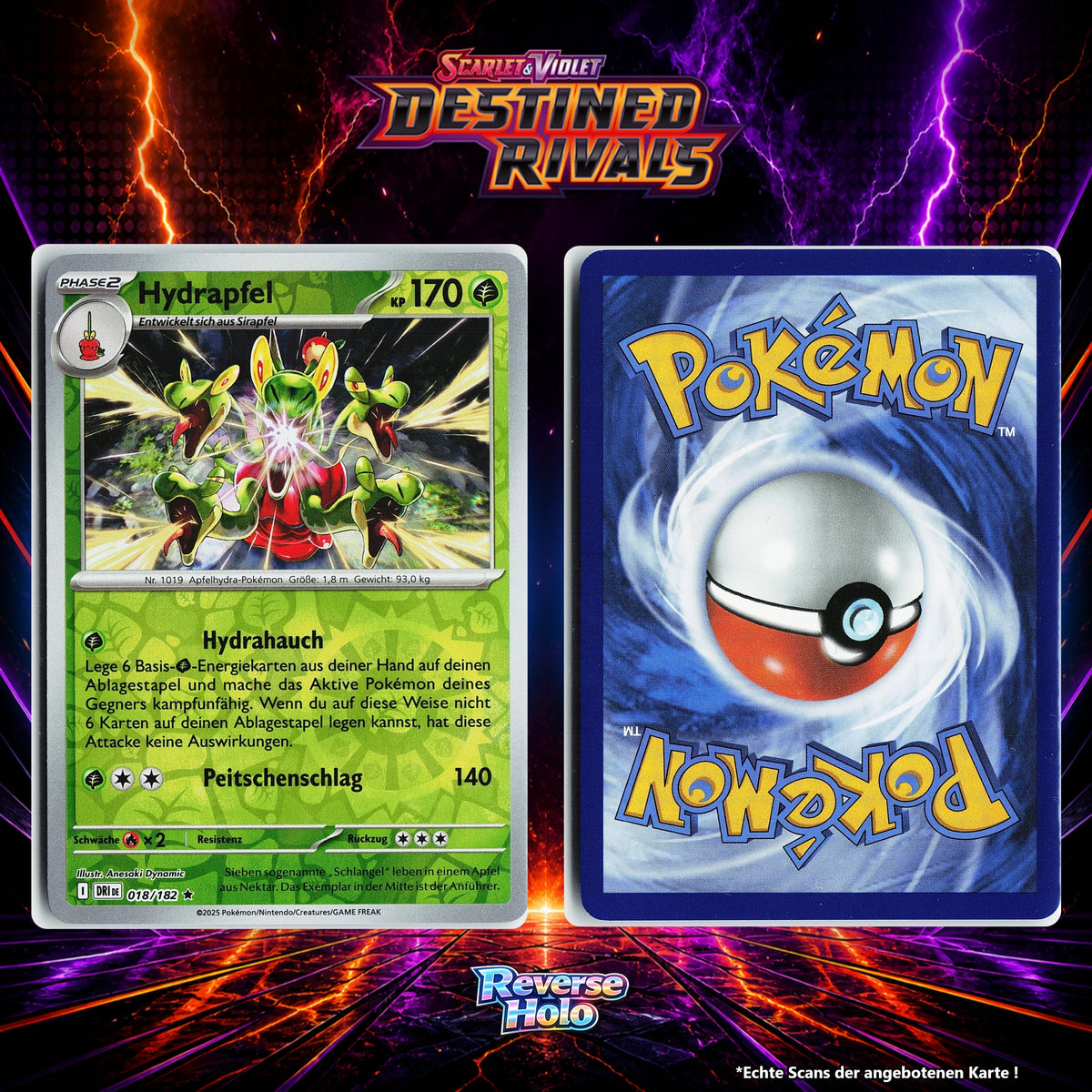 Hydrapfel Reverse Holo Energy-Pattern DRI 18/182