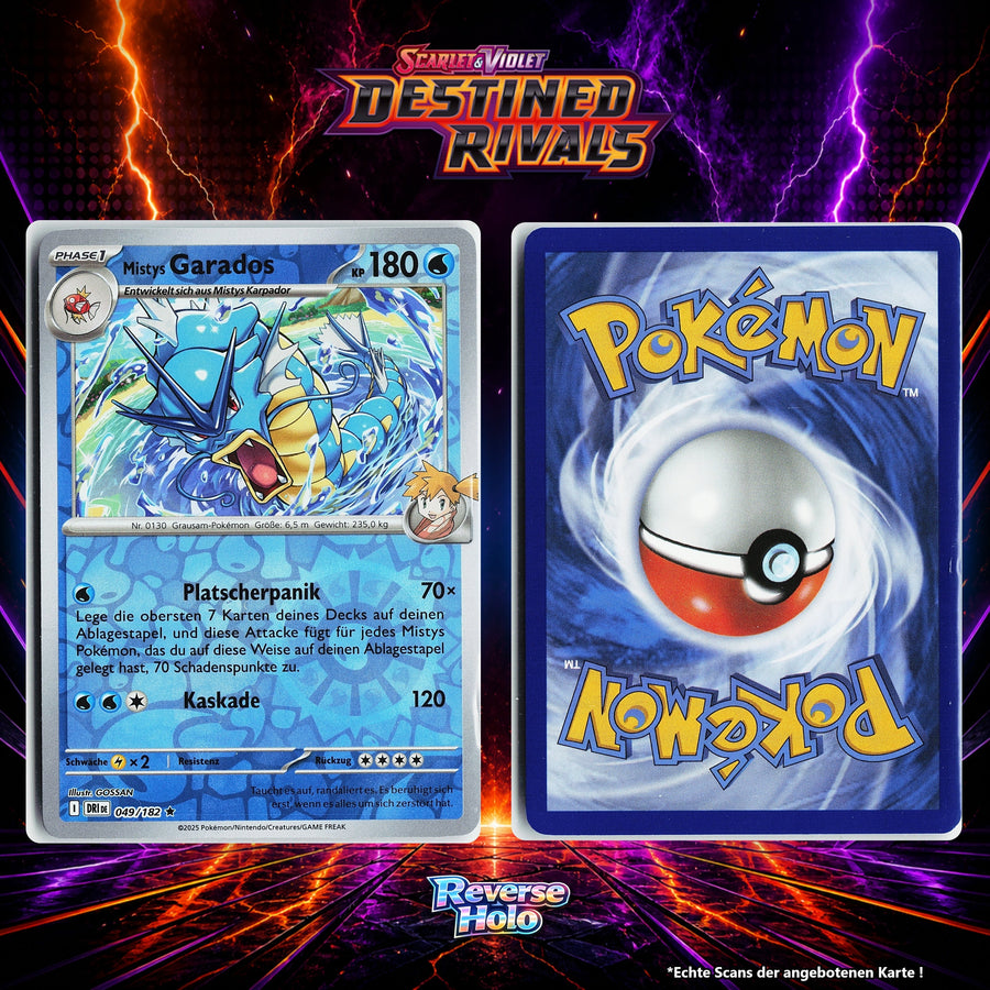 Mistys Garados Reverse Holo Energy-Pattern DRI 49/182