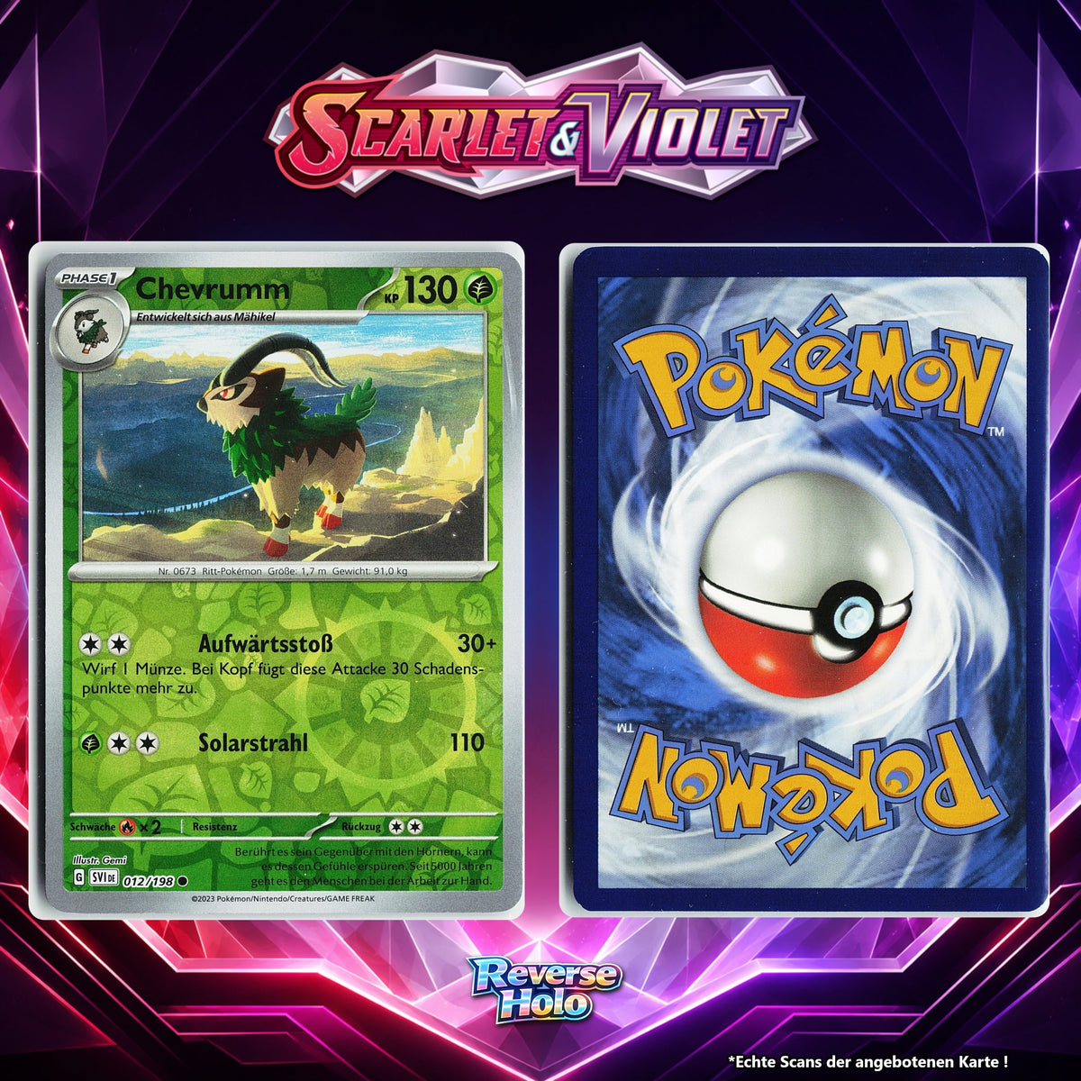 Chevrumm Reverse Holo Energy-Pattern SVI 12/198