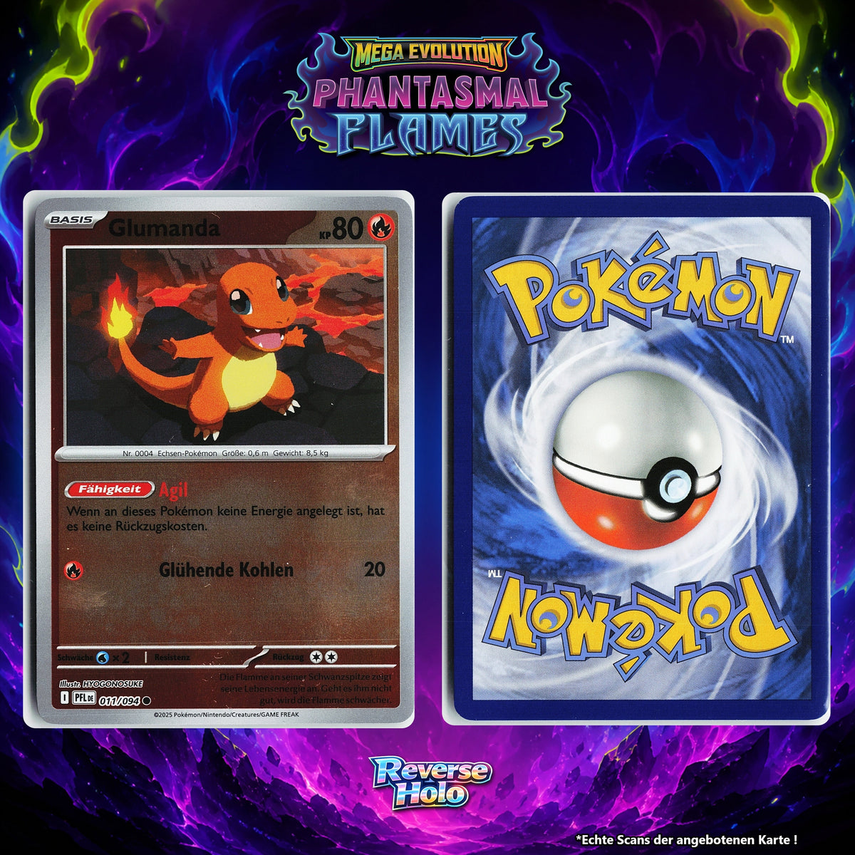 Glumanda Reverse Holo PFL 11/94