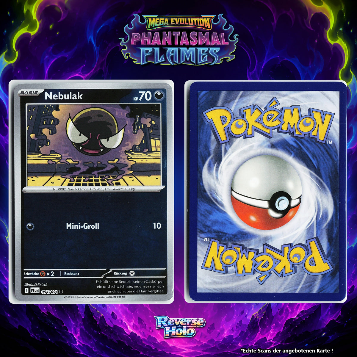 Nebulak Reverse Holo PFL 54/94