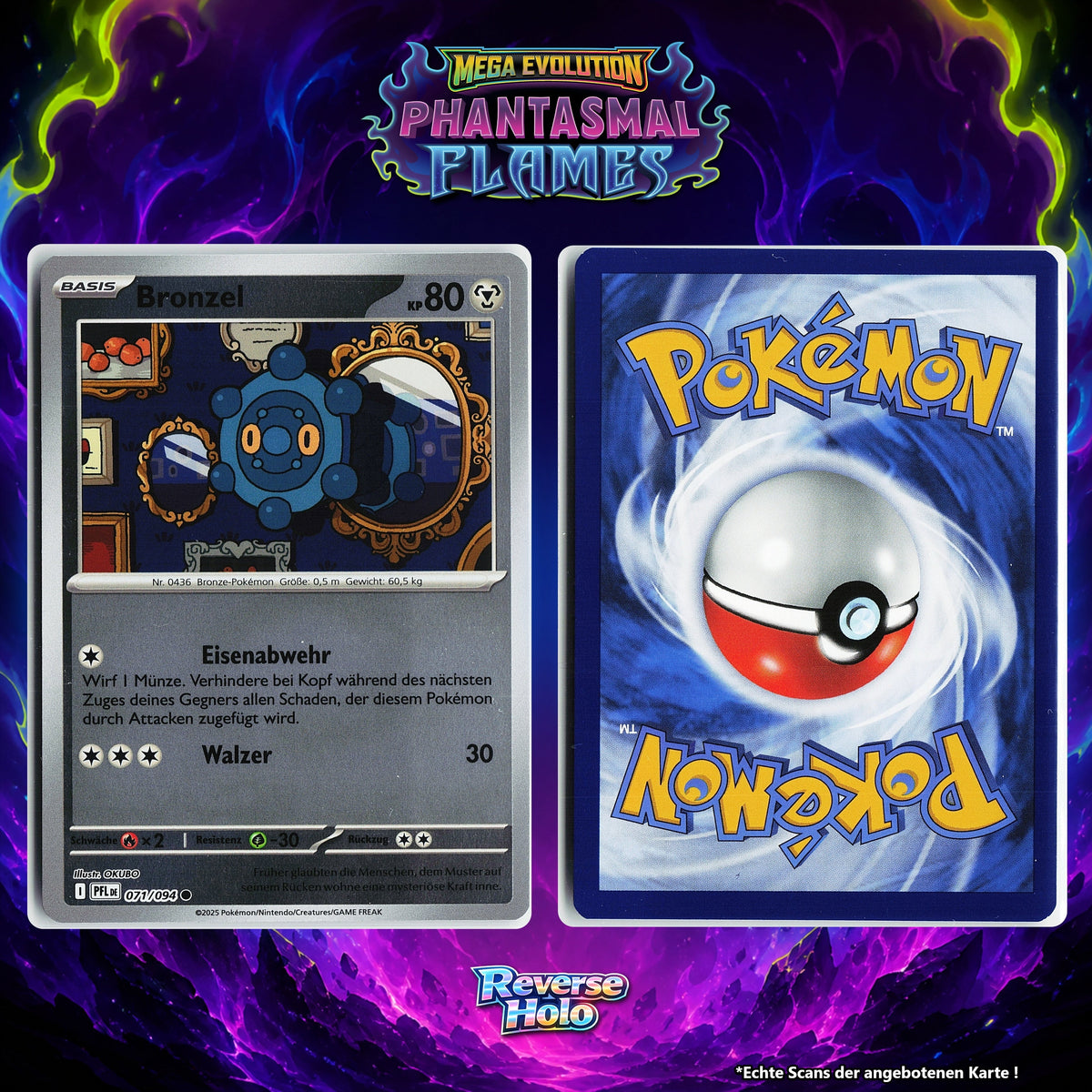 Bronzel Reverse Holo PFL 71/94